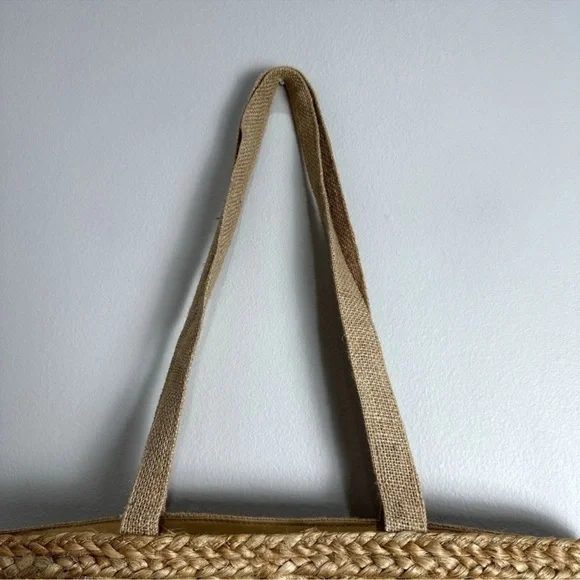 Salt + Umber Jute Shell Beach Bag NWT - Picture 3 of 8